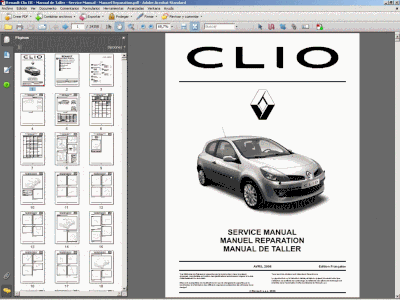 Renault Clio III Manual de Taller Service Manual